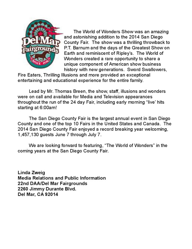 San Diego fair recommendation letter